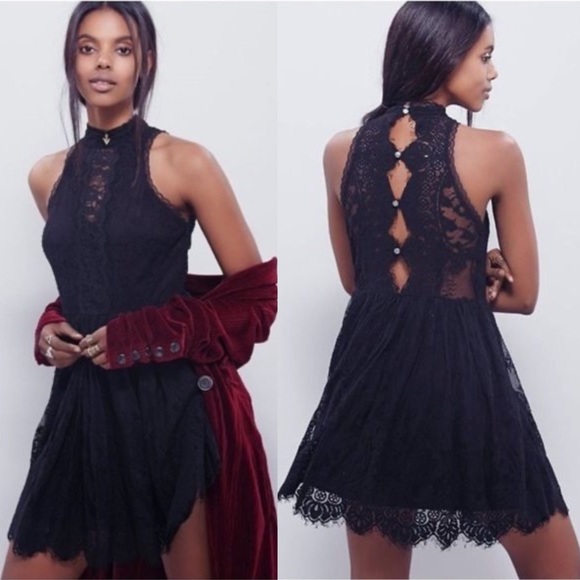 Dresses & Skirts - Free People Verushka Lace Cocktail Mini Dress Boho
